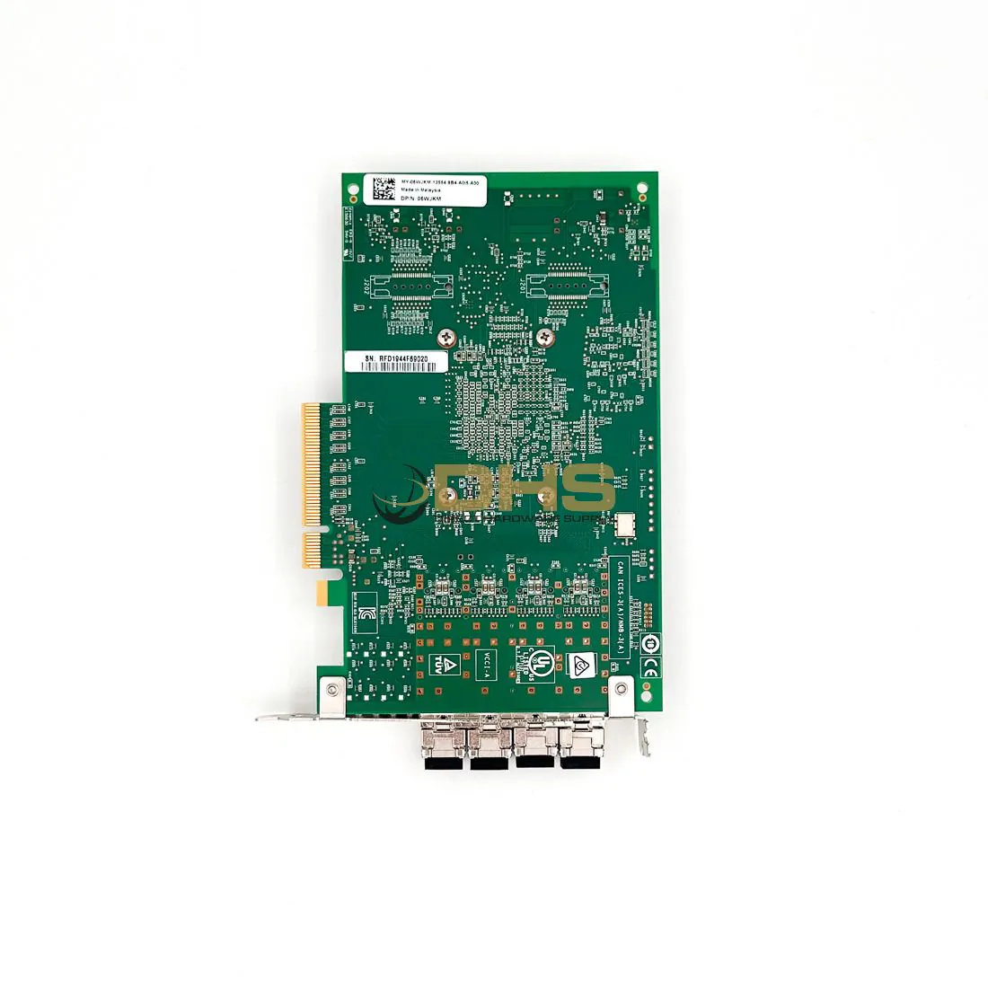 DELL - 6WJKM - Dell Qlogic 16Gb Quad Port PCIe Gen3 X8 FC HBA with SPF's.