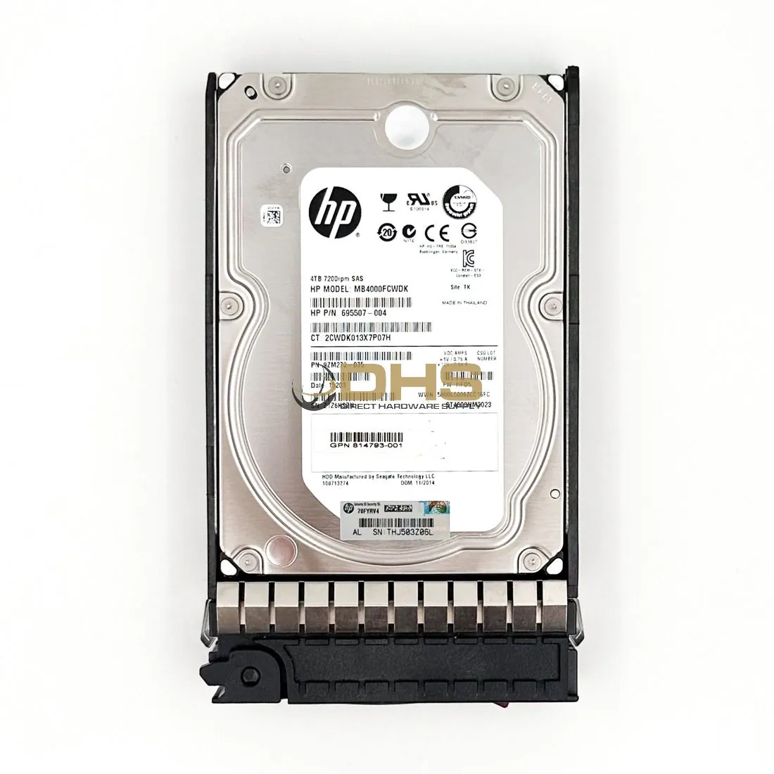 HPE - 693721-001 - HP 4TB 6G SAS 7.2K rpm LFF (3.5-inch) HDD