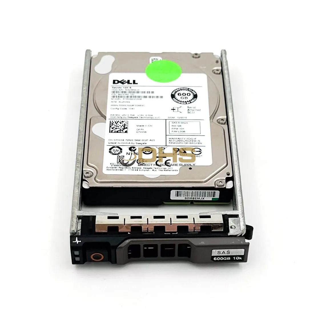 DELL - 07YX58 - DELL 600GB 10K 2.5 SAS 6GB