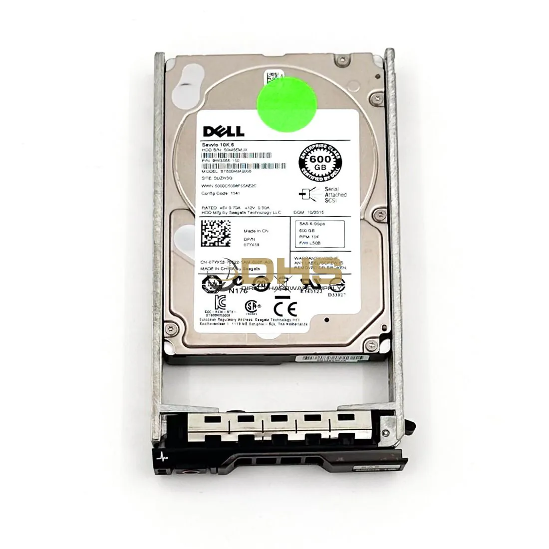 DELL - 07YX58 - DELL 600GB 10K 2.5 SAS 6GB