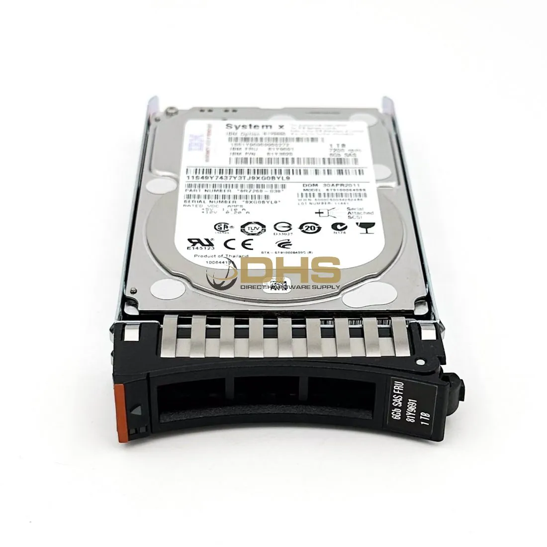 IBM - 81Y9848 - IBM 1TB 2.5in SFF HS 7.2K 6Gbps NL SAS HD