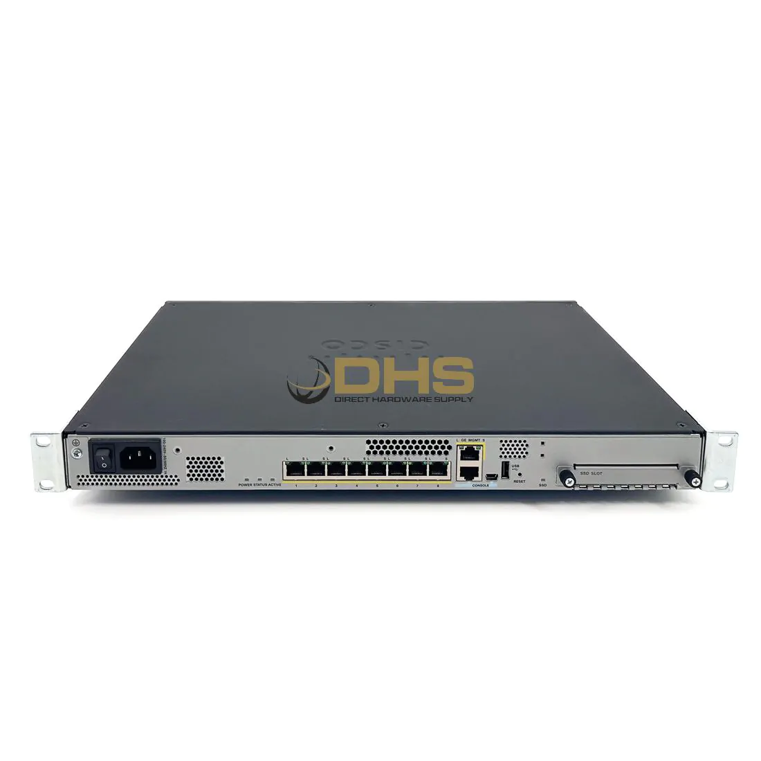 CISCO - ASA5508-K9 - ASA 5508-X w. FirePOWER services, 8GE,AC,3DES/AES