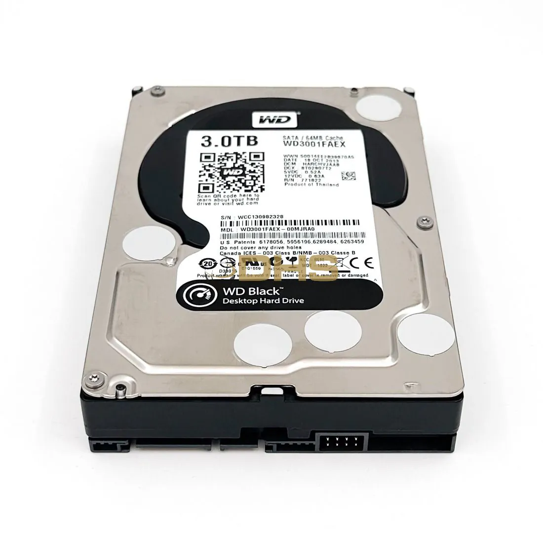 WESTERN D - WD3001FAEX - Western Digital Black 3TB 7.2K 6G SATA 3.5”
