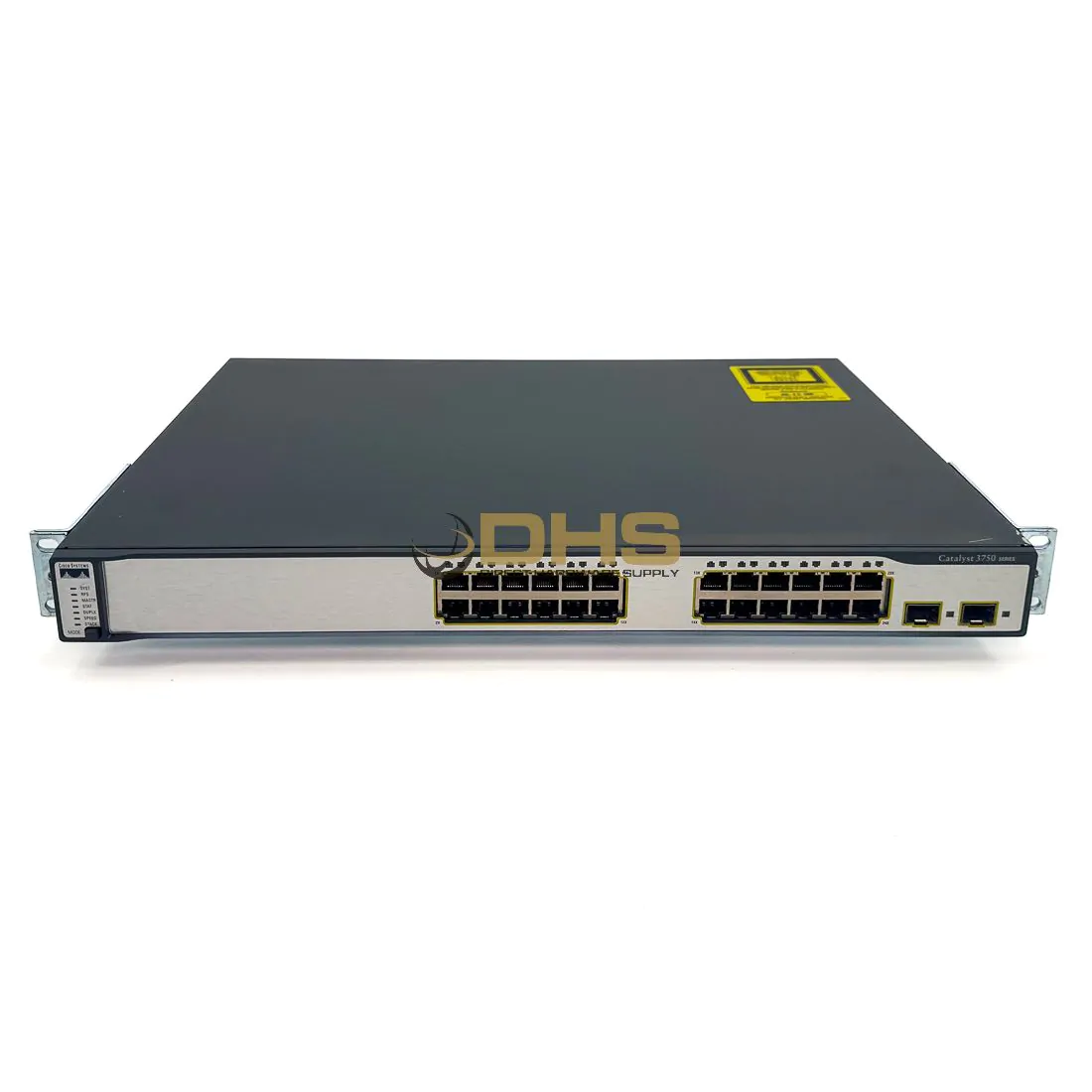 CISCO - WS-C3750-24TS-S - CAT 3750 24 10/100 + 2 SFP Std. Multilayer Image