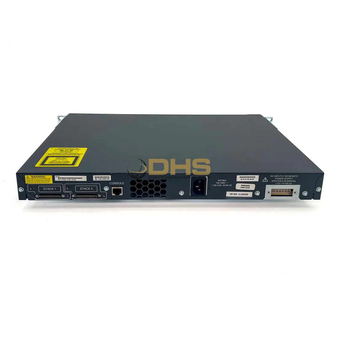 CISCO - WS-C3750-24TS-S - CAT 3750 24 10/100 + 2 SFP Std. Multilayer Image